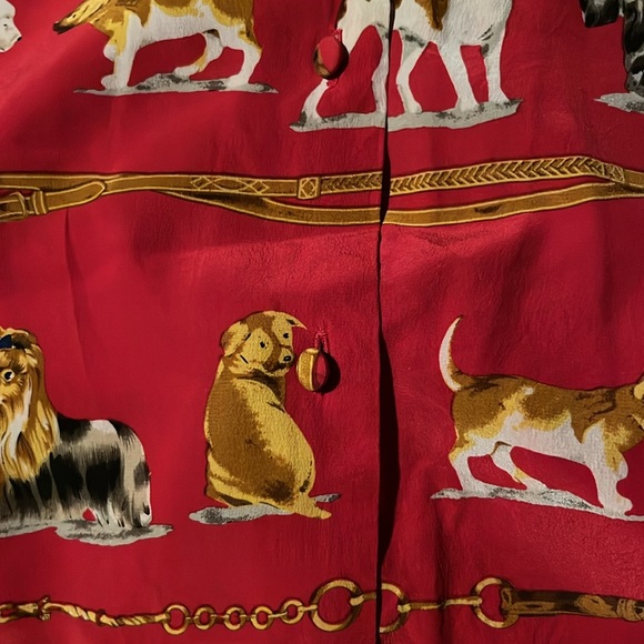 Corey B New York.   X-Large silk dog shirt - Picture 5 of 7